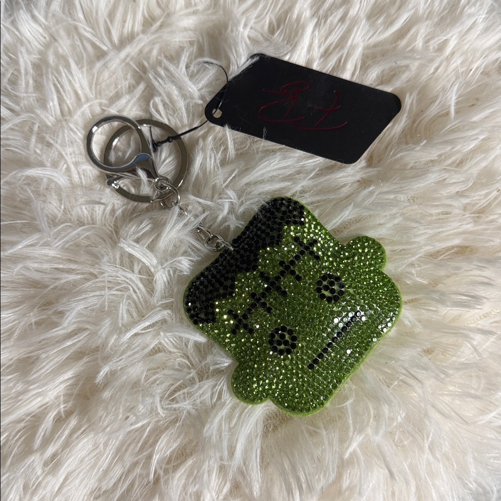 Sparkly Frankenstein Bag Charm & Keychain